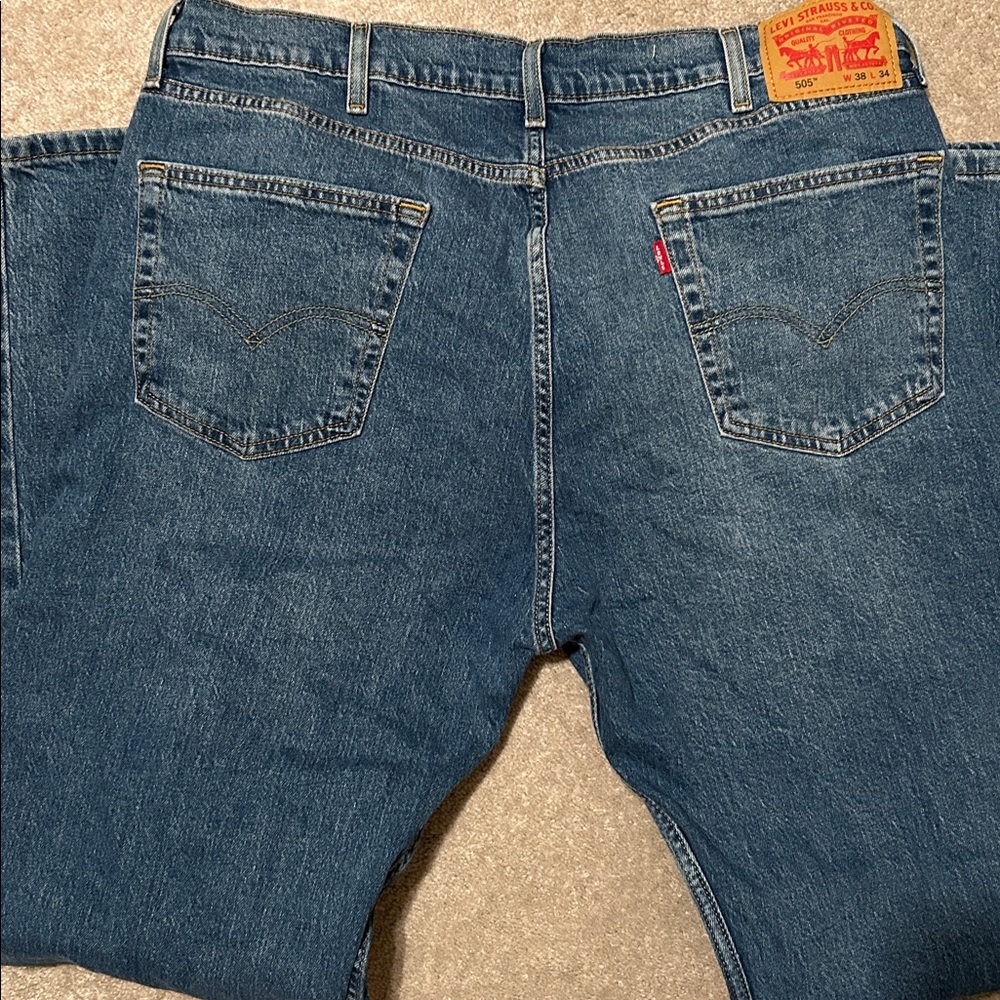 Men’s Levi's 505 Jeans 👖38 x 34 - Picture 6 of 6